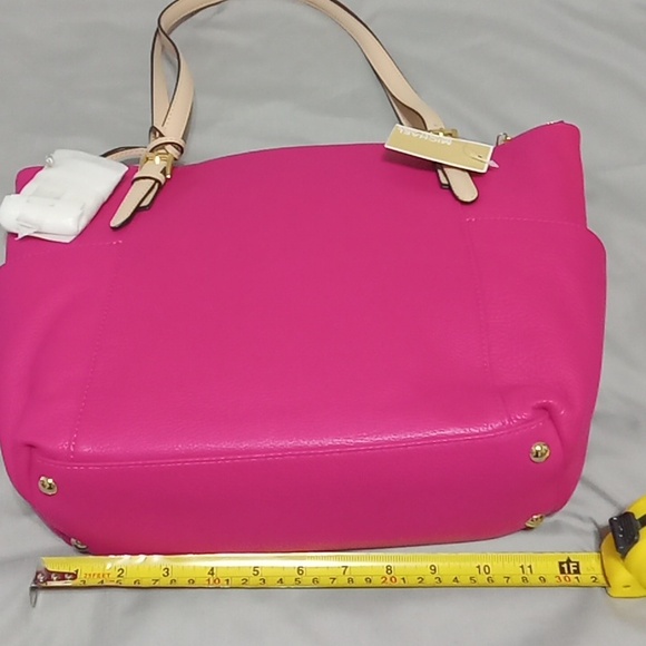 MICHAEL KORS Purse PINK FUSIA Jet Set Handbag New Shoulder Womens Gift Holiday - Picture 2 of 12